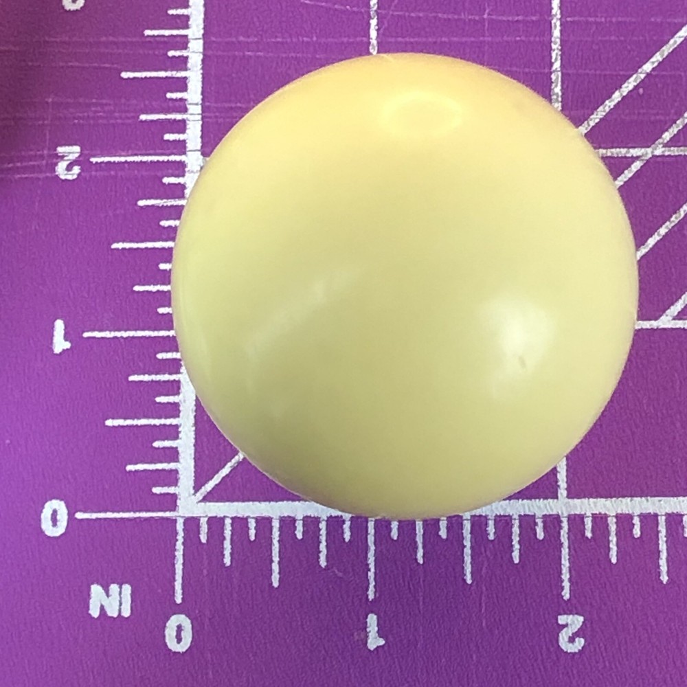Used Individual Pool Ball Solid White Cue Ball Replacement Billiards 21/4"