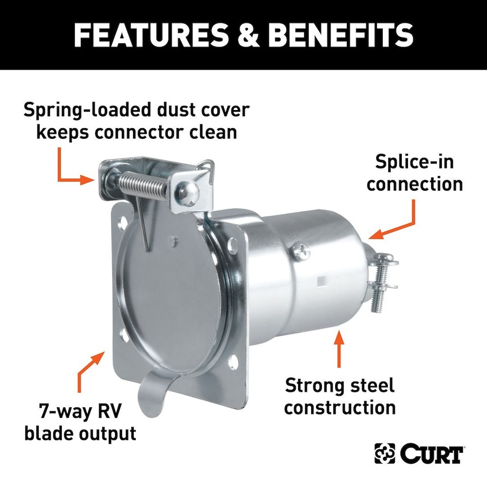 CURT 58220 TRAILER CONNECTOR