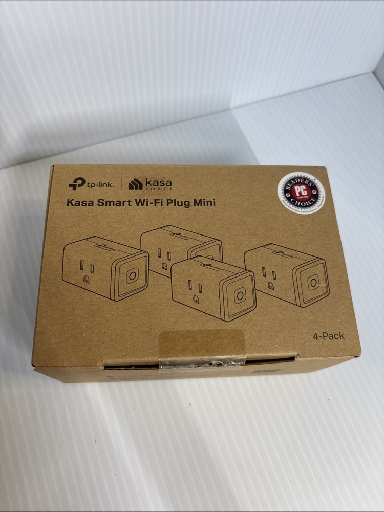 Kasa HS103P4 Smart Plug 4 Pack White (b63)