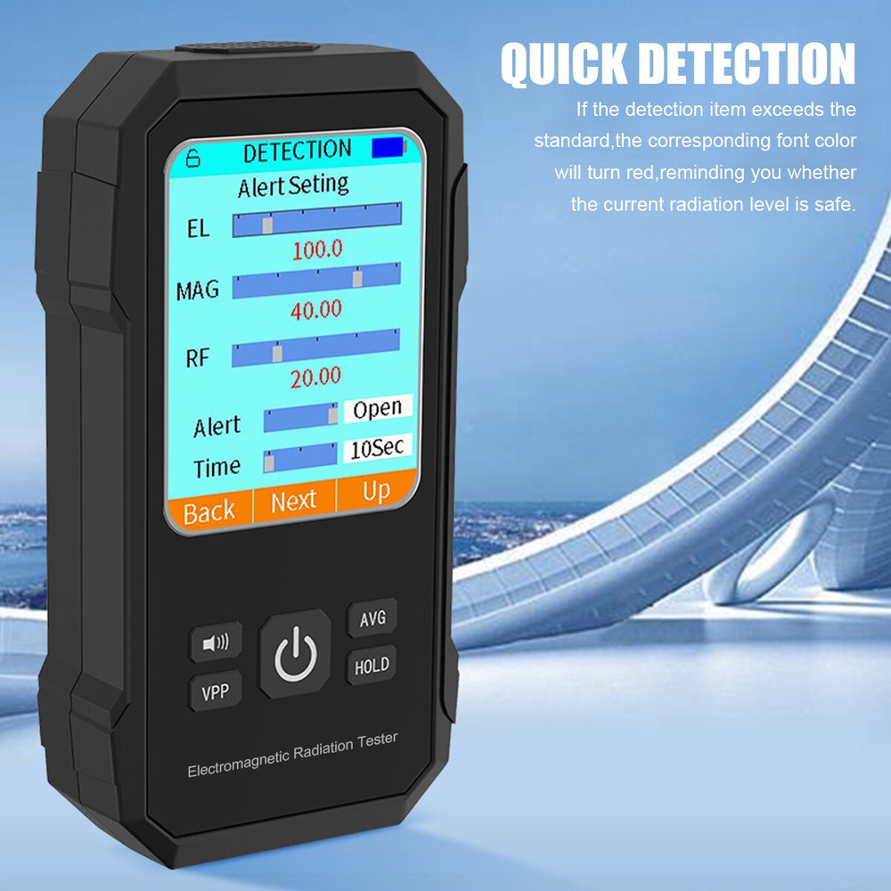Electromagnetic Field Tester Digital Sensor Reader EMF Meter Radiation Detector
