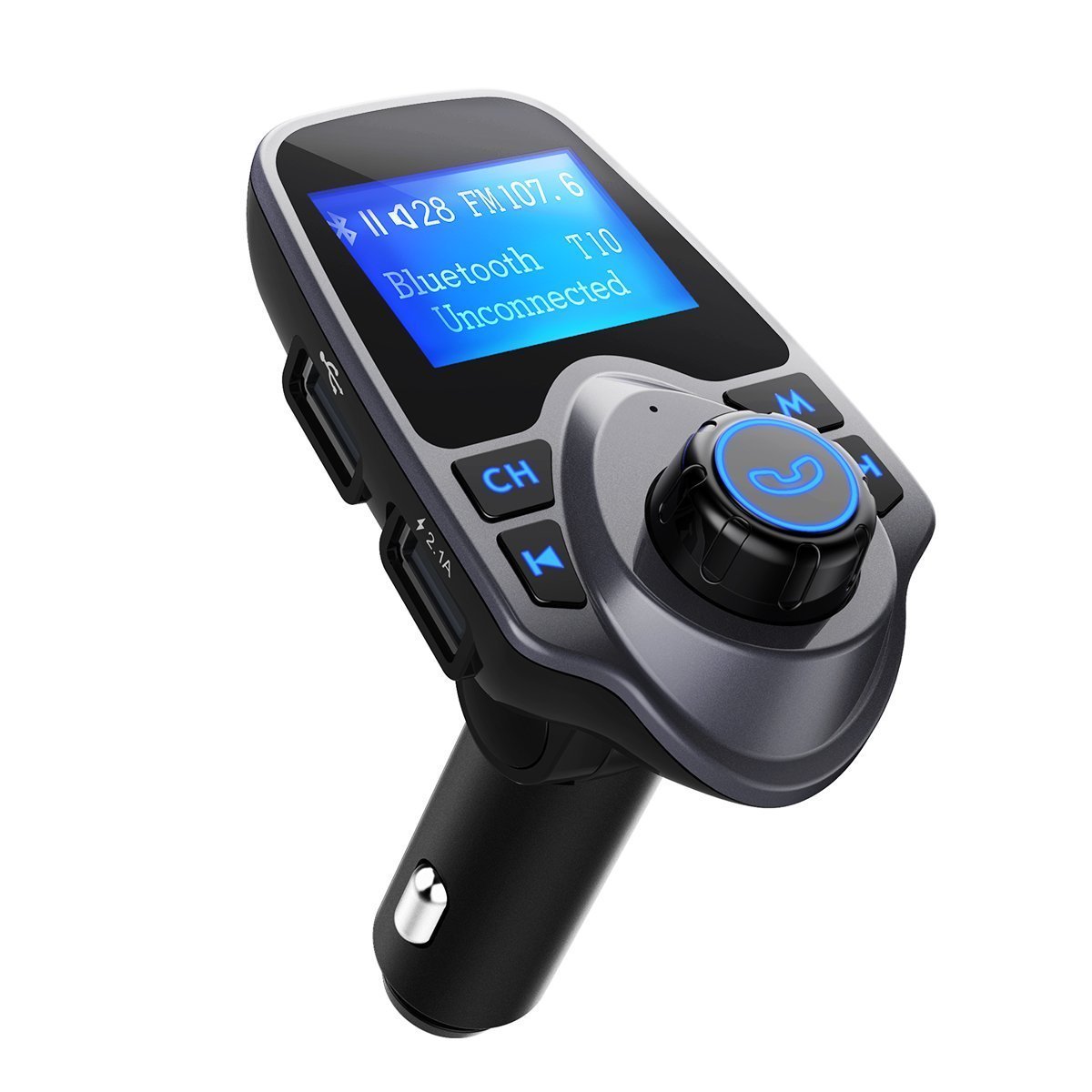 Bluetooth Handsfree FM Transmitter Car Charger MP3 Player for iPhone Samsung LG