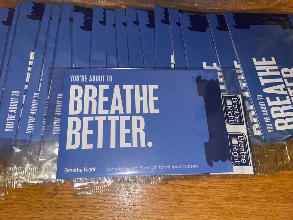 80 Breathe Right Strips - Extra Strength - Tan