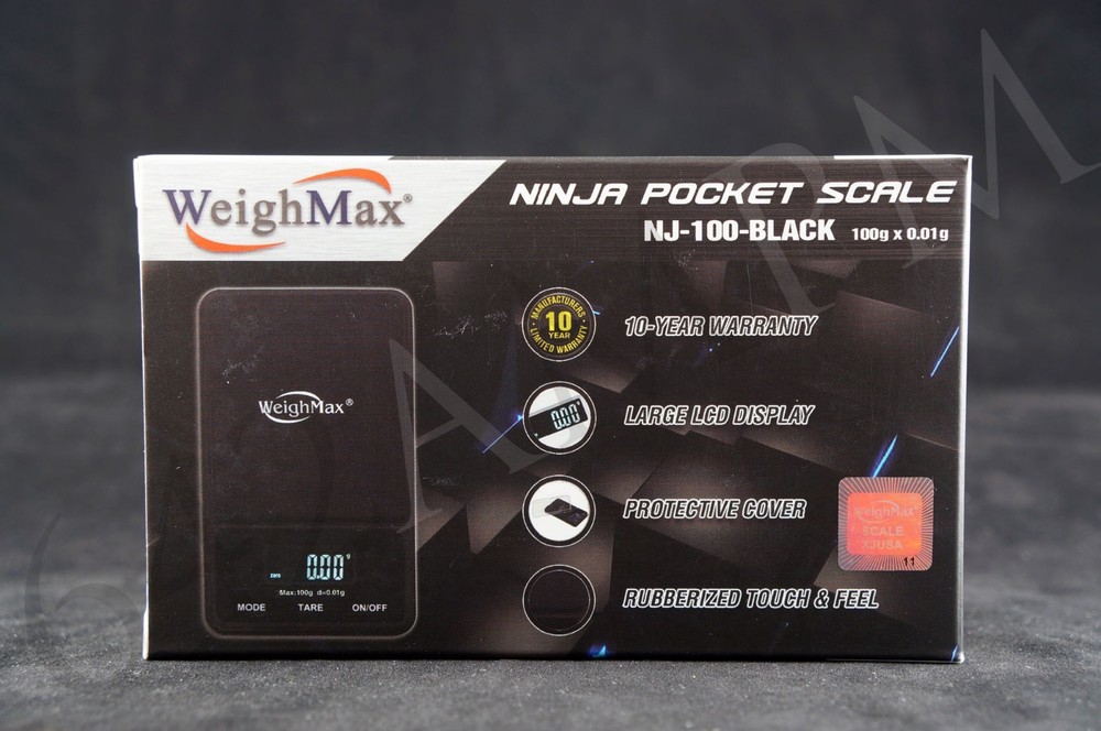 Weighmax NJ-100-BLACK POCKET ELECTRONIC DIGITAL SCALE