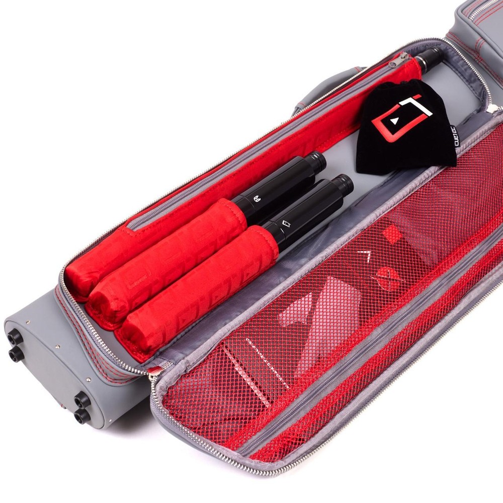 Cuetec Pro Line Speed Grey Hard Pool Cue Case - 2x4