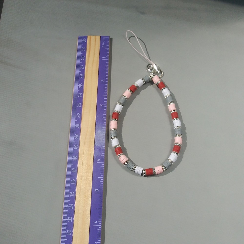 Cute Blush Candy Pop Beaded Phone Strap