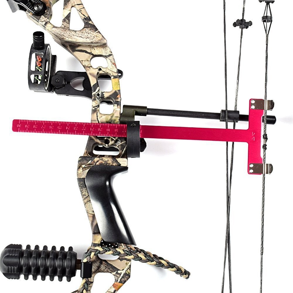 Archery String Nocking Points Pliers Strings Knock Set T Shape Bow Square Ruler