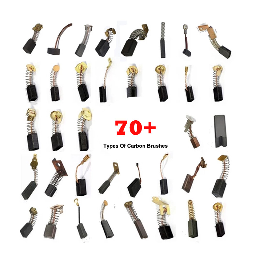2Pcs Angle Grinder Cutting Machine Electric Hammer Drill Part Carbon Brushes
