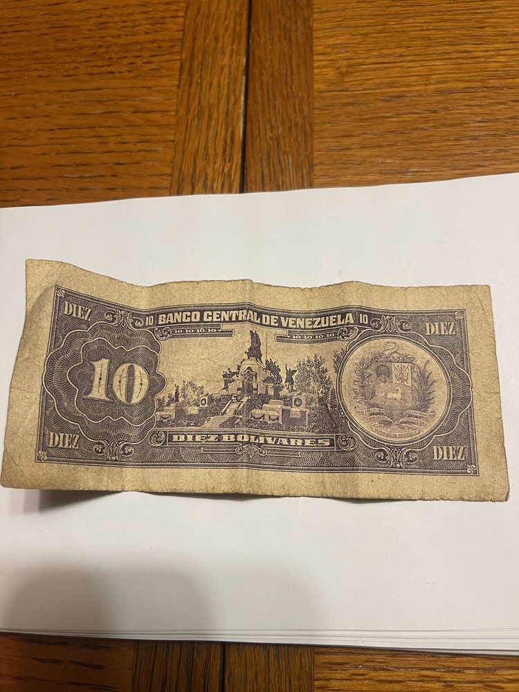 Venezuela Note 10 Bolivares 1995