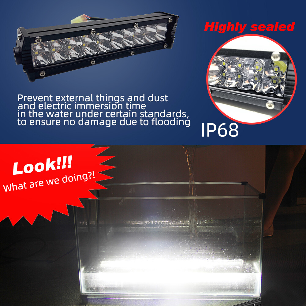 For KLX110 CRF110 TTR110 YZ250F LED Headlight Light Bar Lighting Kit Plug-N-Play