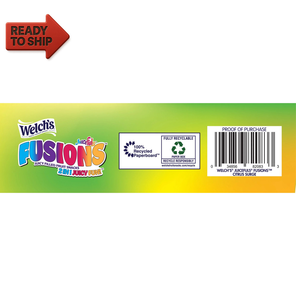 Fusions, Citrus Surge, Soft Fruit Snacks, .8 Oz, 20 Count