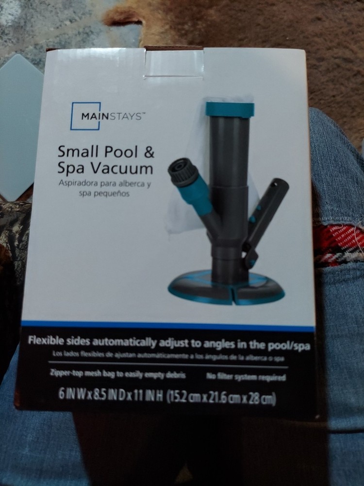 Small Pool & Spa Vacuum -no Filter System Required, Manual Vac
