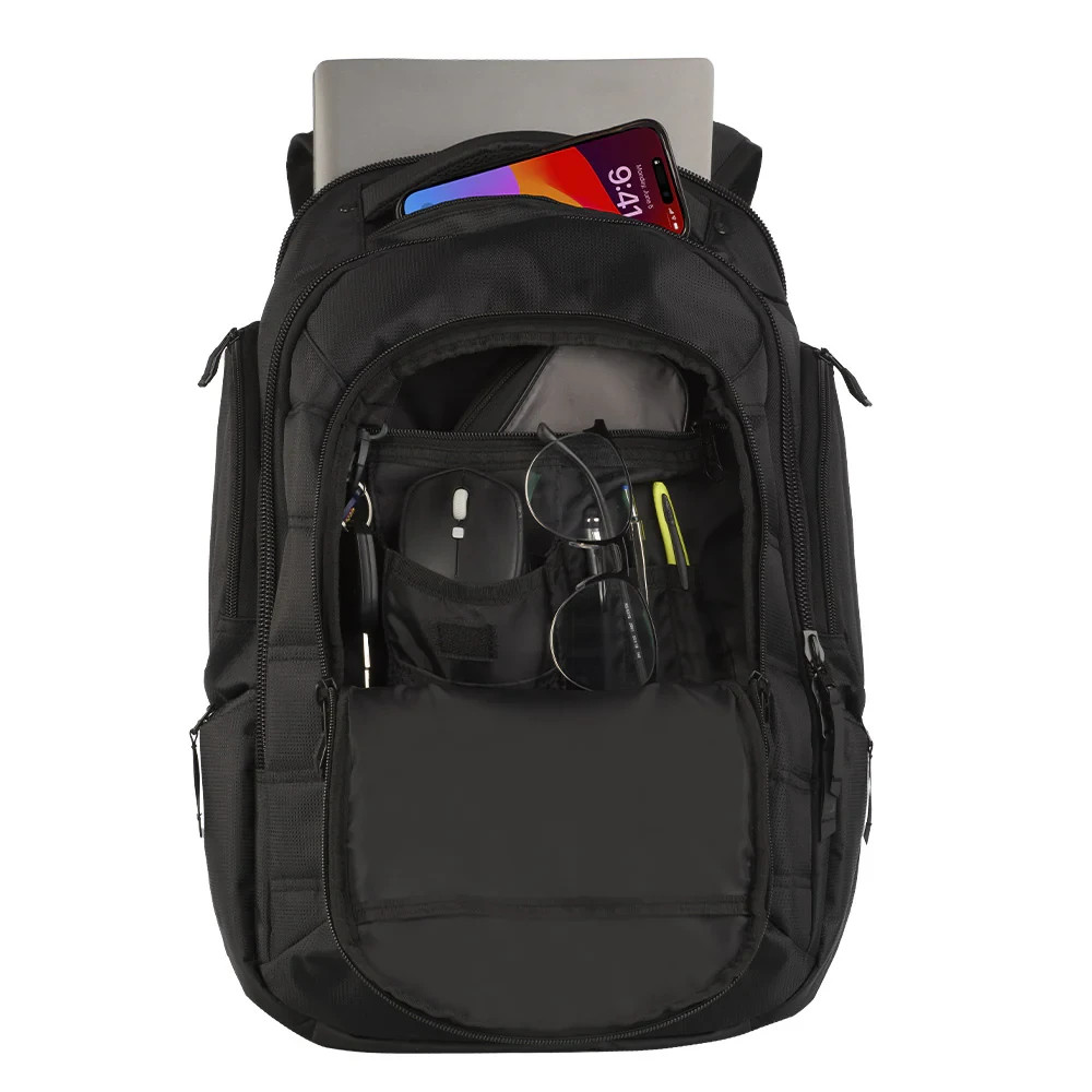 OGIO Squadron 2 Backpack Black - Durable and Spacious with Laptop Compartment