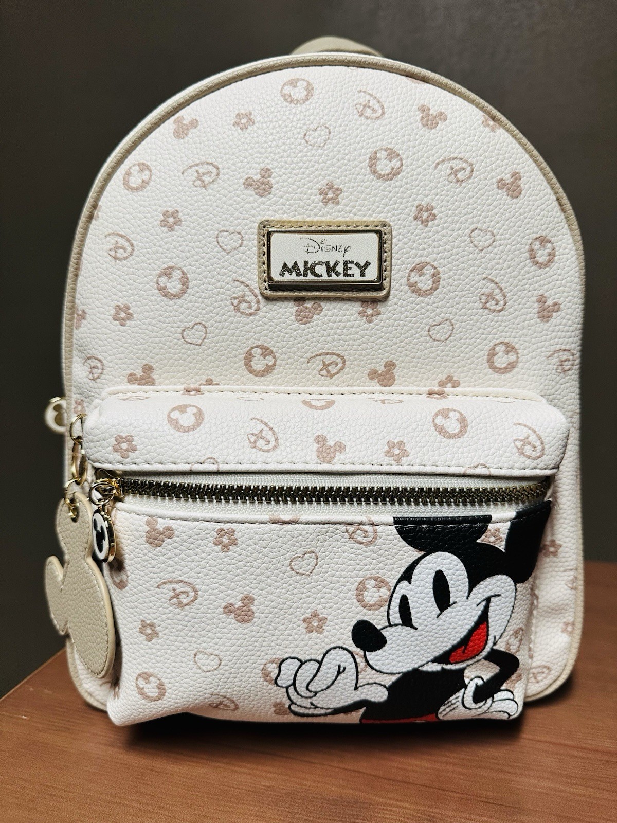 Primark Disney Mickey Mouse All Over Print AOP Faux Leather Backpack - NEW!