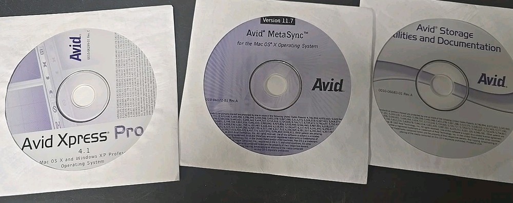 Video Editing Software Lot: Avid Express Pro, Avid Express DV, NewTek VT4