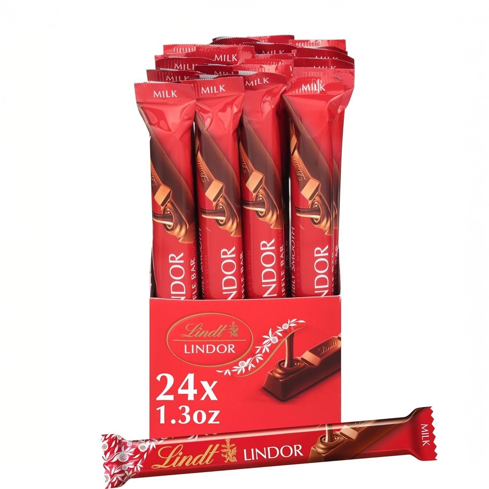 Lindor Milk Chocolate Truffle, 24-Pack
