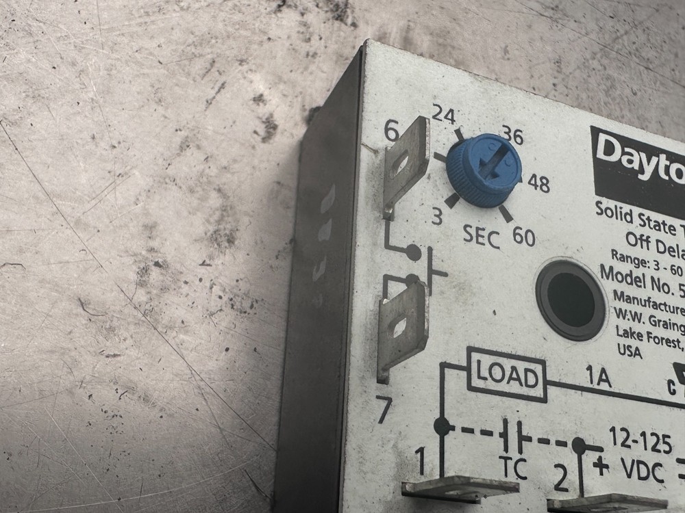 Dayton 5WML9 Solid State Timer - Off Delay
