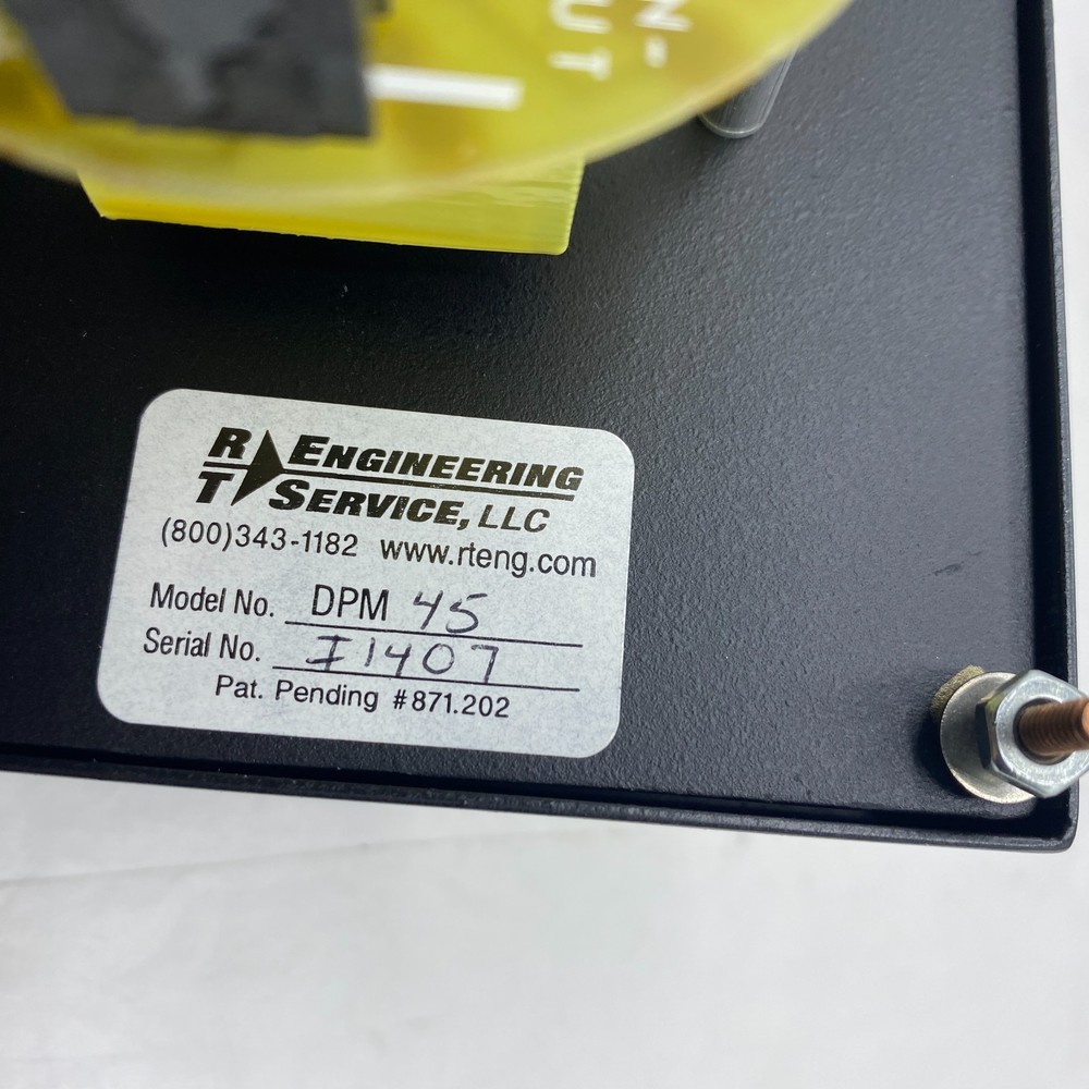 RT ENGINEERING SERVICE DPM45BP DIGITAL INDICATOR 5-DIGIT PANEL METER 115VAC