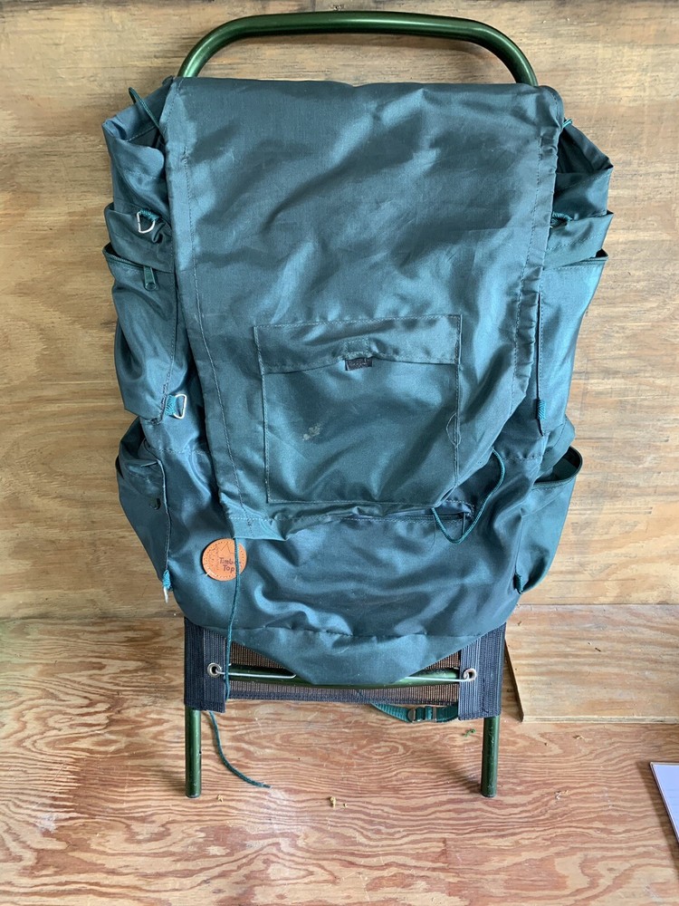 Timber Top Green ALUMINUM FRAME Back Pack