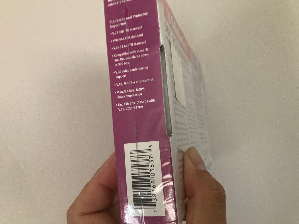 USRobotics Fax Modem USR5660A 56 Kbps V.92 Standard Tech.