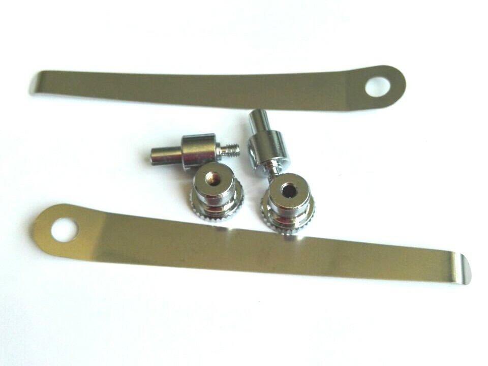 2PCS Stereo Biological Microscope Stage Clip Tablet Slide Fixed Pressure Clamp