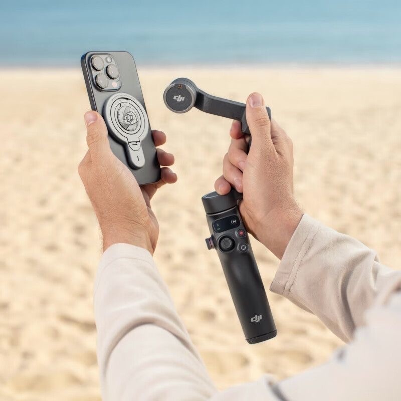 DJI OM Magnetic Quick-Release Mount For DJI Osmo Mobile 7P/7/6/SE/5/4 SE/4