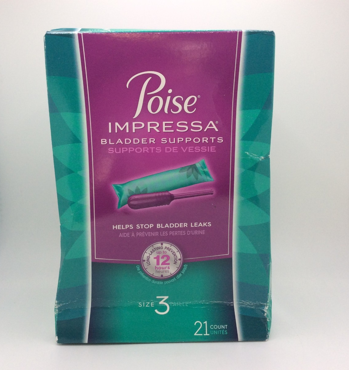 Poise Impressa Bladder Support Tampons, Size 3, 21 Count, FREE SHIPPING🎈2029🎈