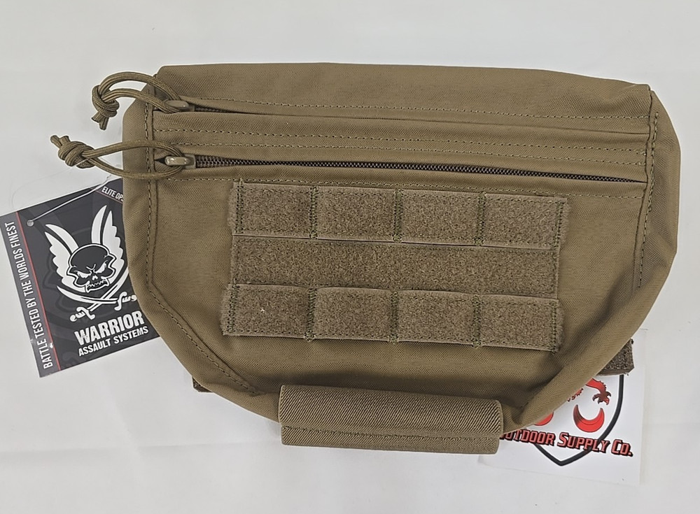 Warrior Assault Systems Drop Down Hook n Loop Utility Pouch Coy W-EO-DDVUP-CT