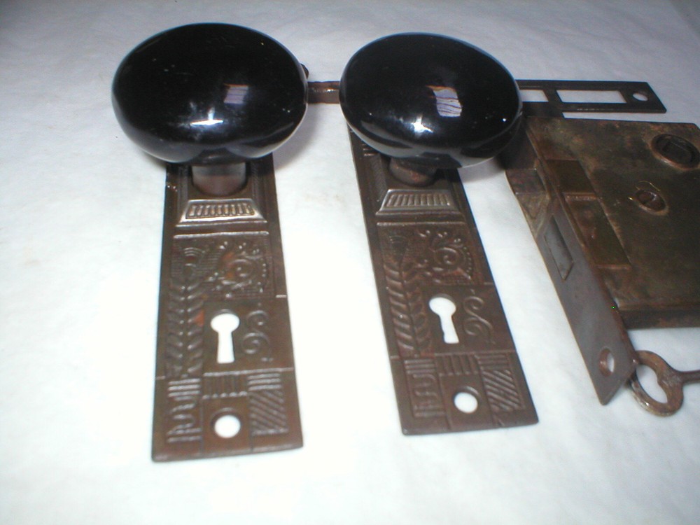 Antique Victorian Era Door Hardware
