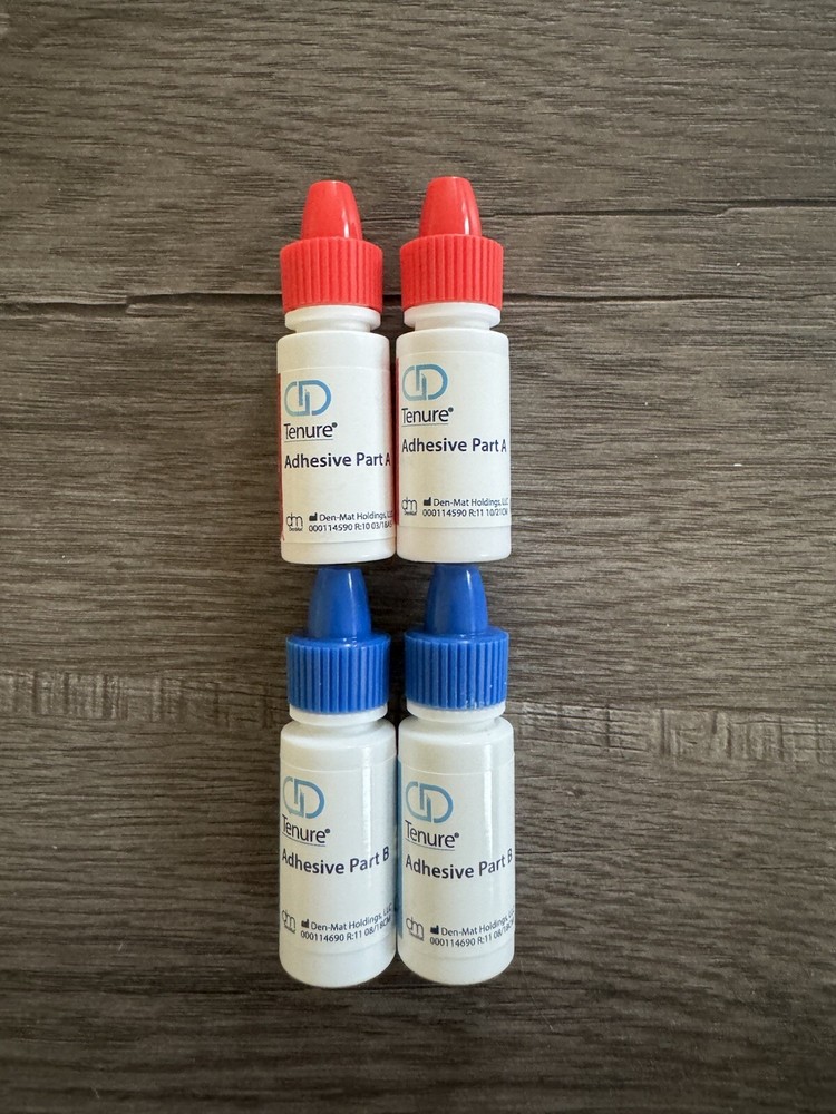 Denmat Tenure Adhesive Part A & B - Opened - 2 Sets