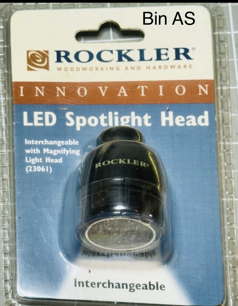 Rockler LED Spotlight Head Interchangeable Replacement 23061 Compatible NEW