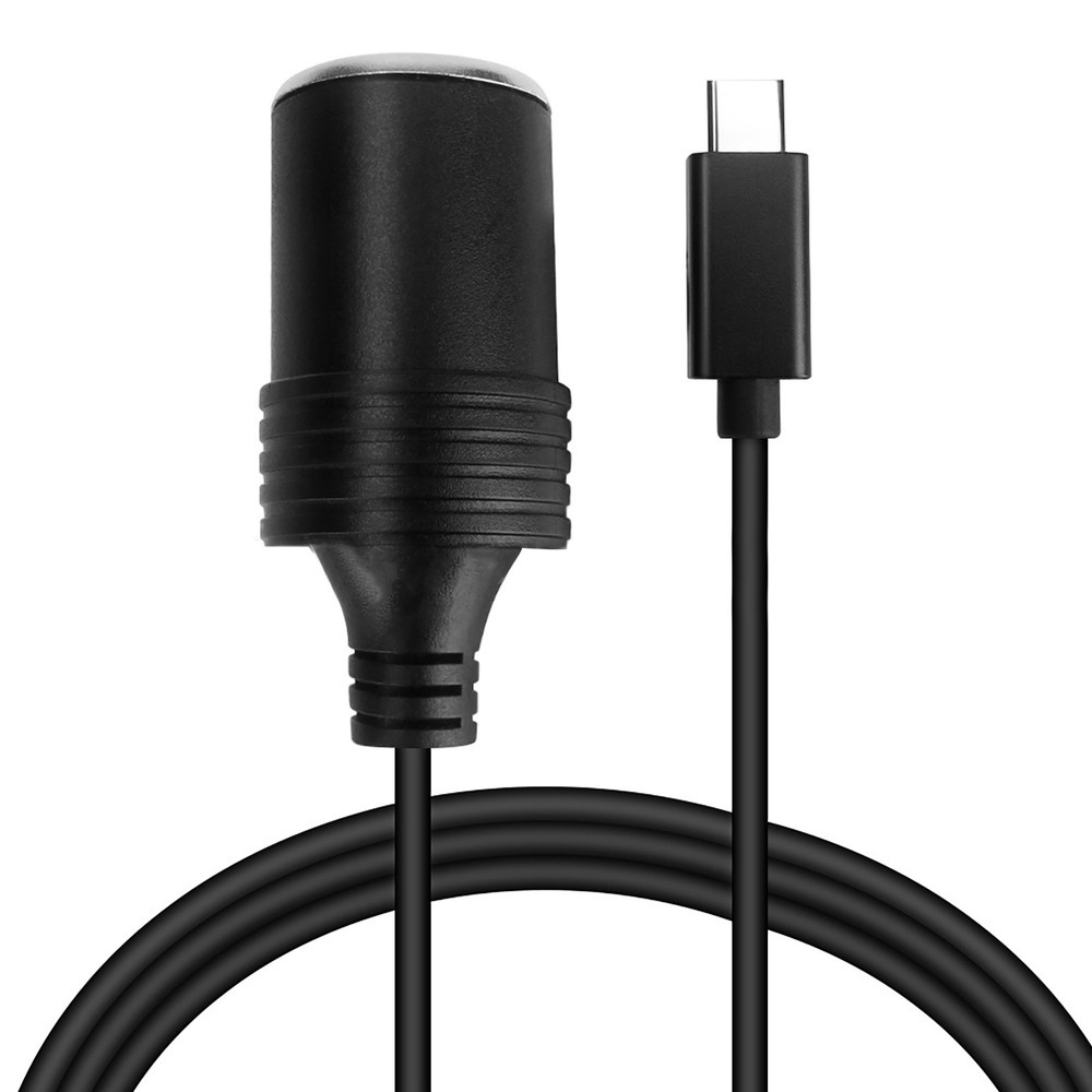 USB-C Type To Car Cigarette Lighter Socket Converter Adapter Plug 45W PD charger