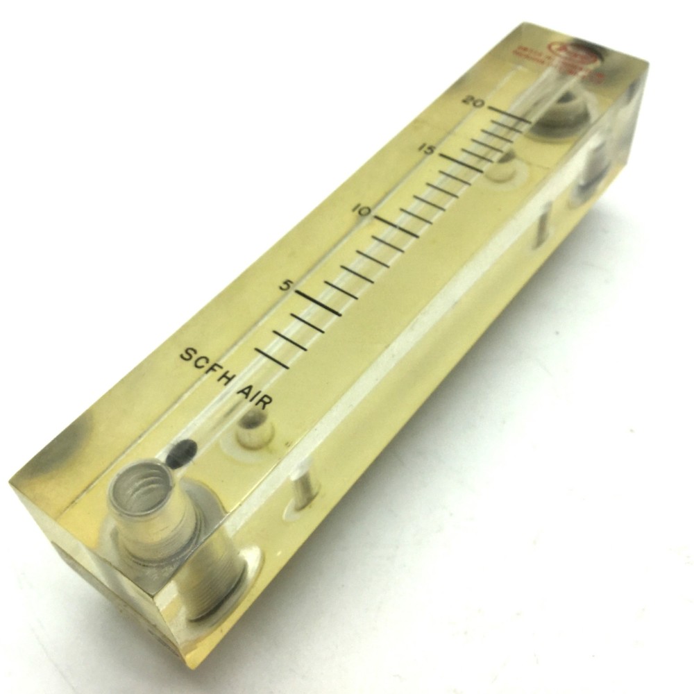 Dwyer VFB-51 Flow Meter 4" Scale 2-20 SCFH Air