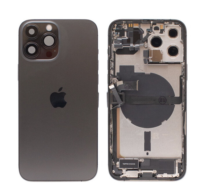 iPhone 13 Pro Max Housing Back Replacement Graphite With Small Parts Grade AB