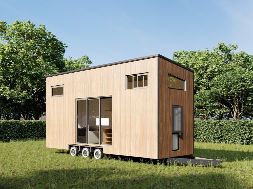 Comprehensive Building Plans for 25' x 7'4" Tiny Mobile Home - 233sqft