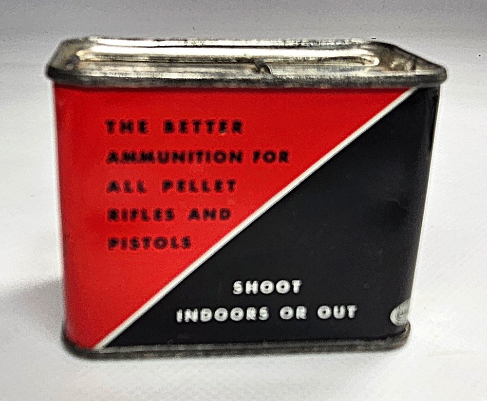 Vintage Crosman Super Pells Tin, Empty Nice Shape
