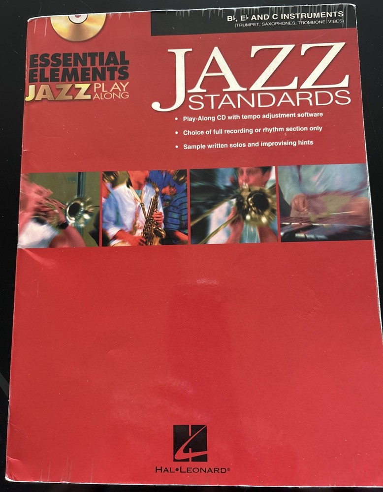 Essential Elements Jazz Play-Along Jazz Standards Rhythm Section Book Sax Horns