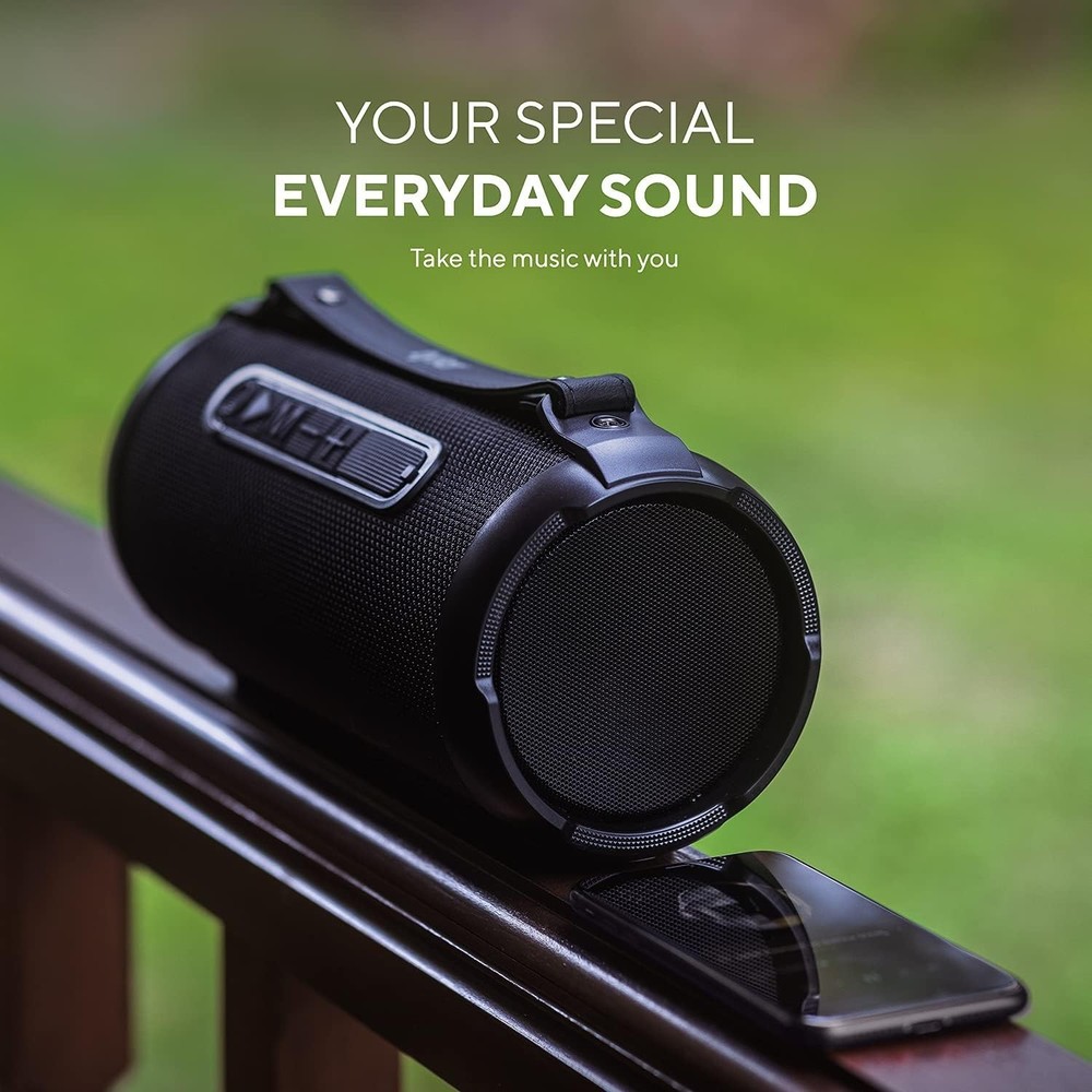 Wireless Bluetooth Speaker Water Resistant Long Range 300 Watt Rechargeable Boom