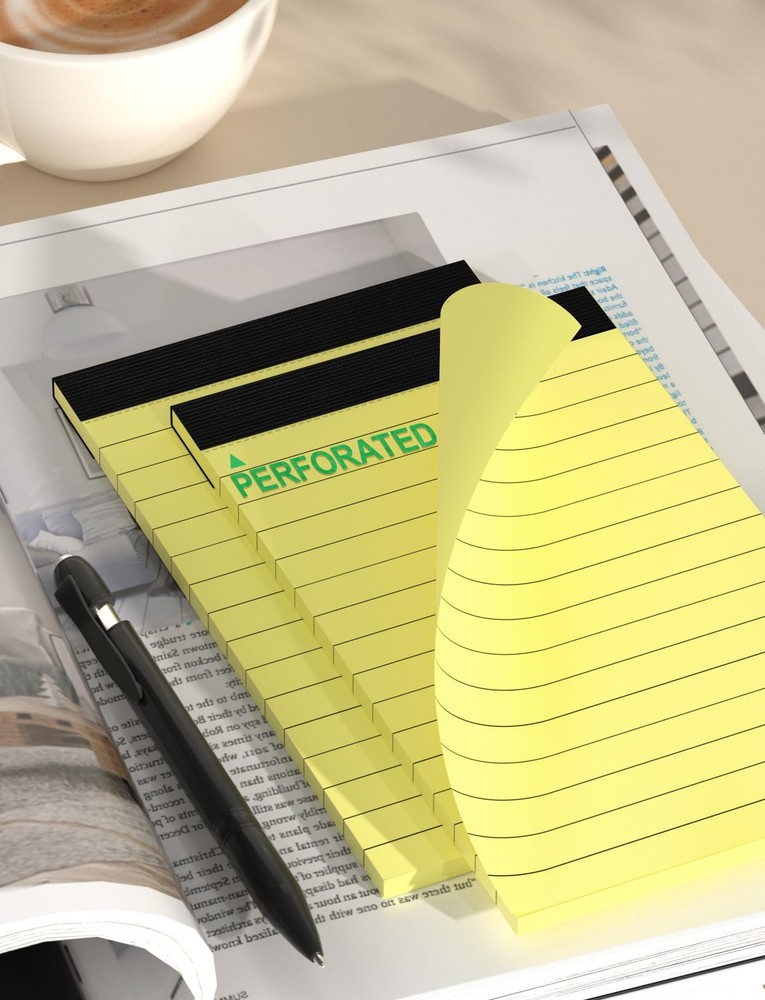 Small Notepads 3x5 Lined Pocket Writing Pads 6 Pack