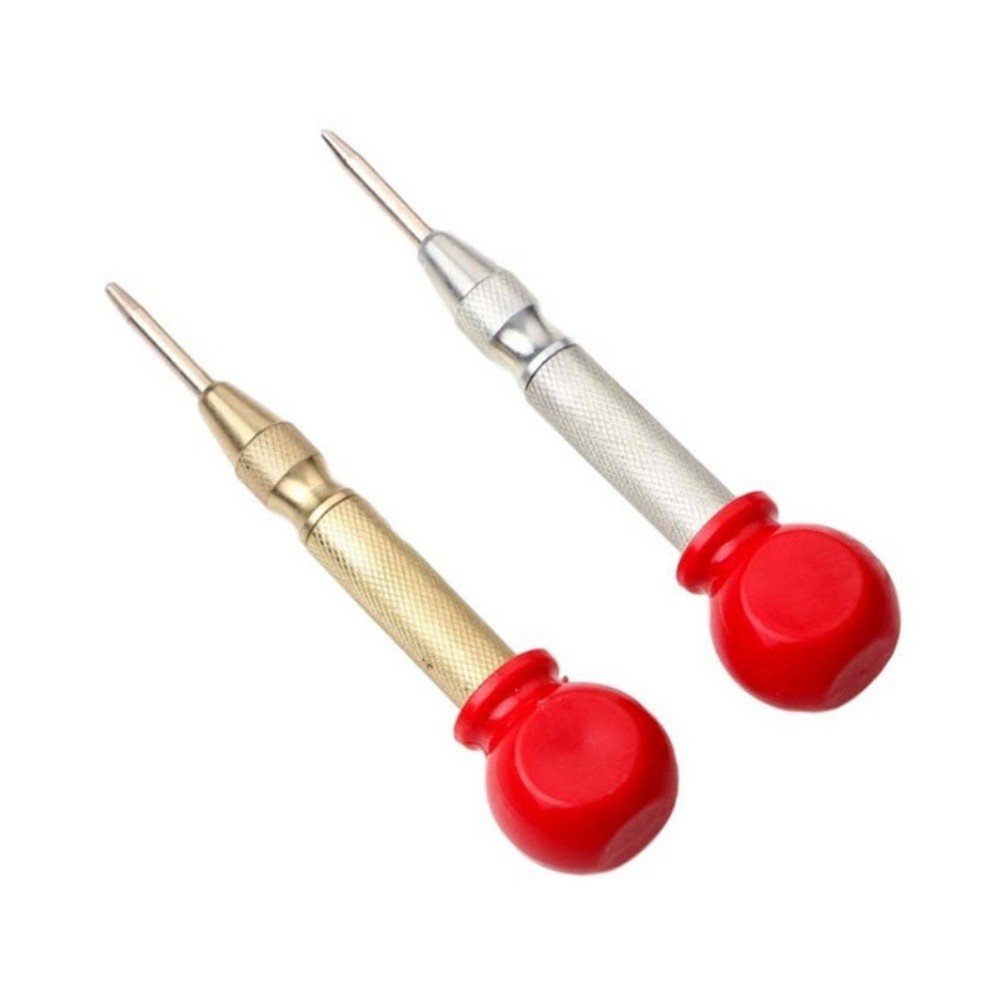 Compact Automatic Center Punch for Wood and Metal with Adjustable Force
