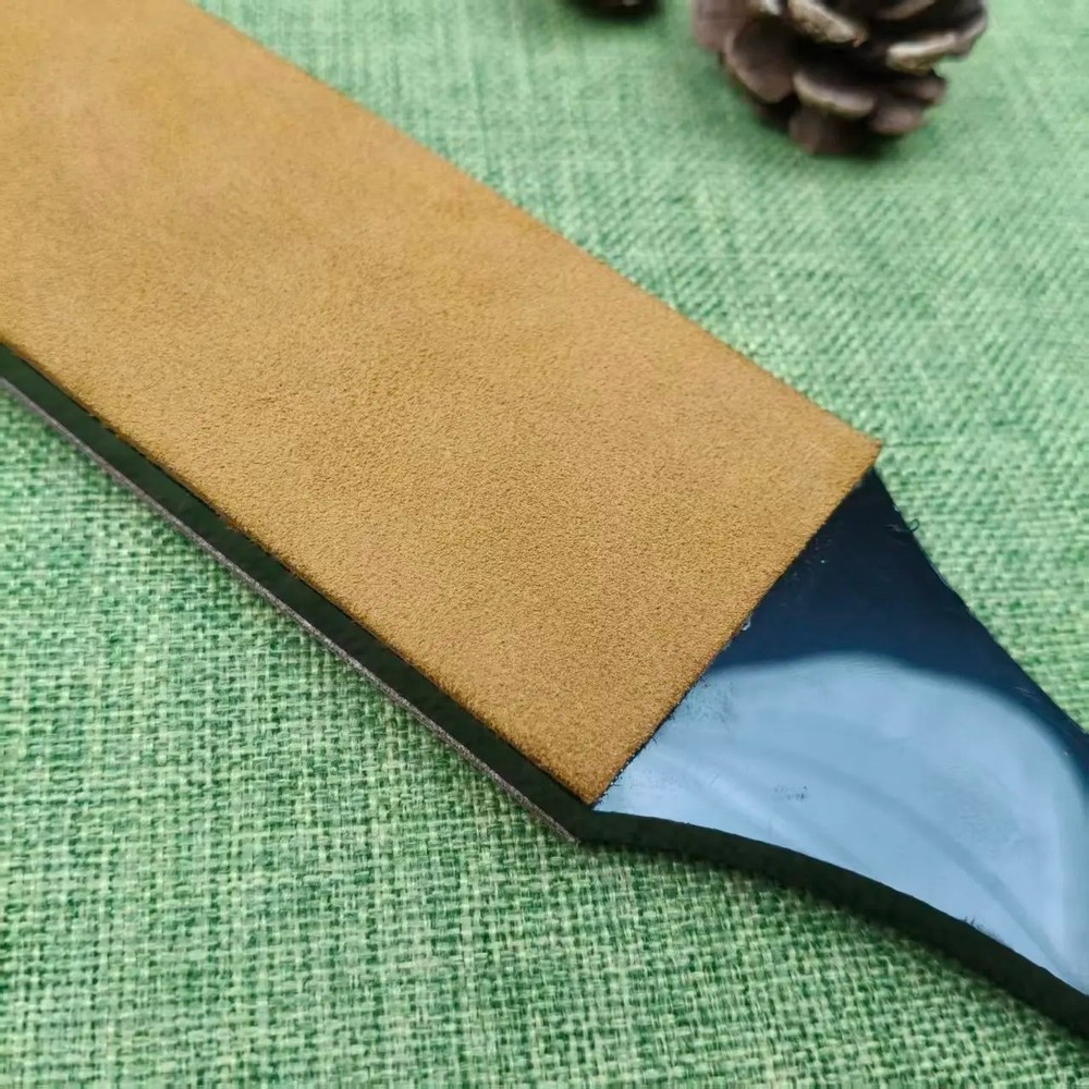 Double Sided Leather Strop Paddle Compound Knife Kit Sharpener Honing
