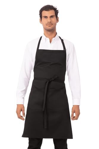 Unisex Butcher Apron One Size Black