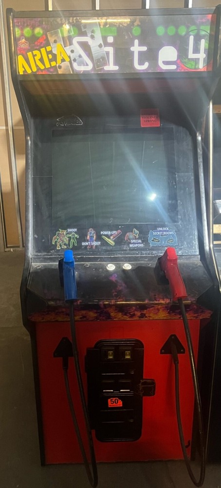 SITE 4 ARCADE MACHINE by ATARI 1998 (AREA 51)