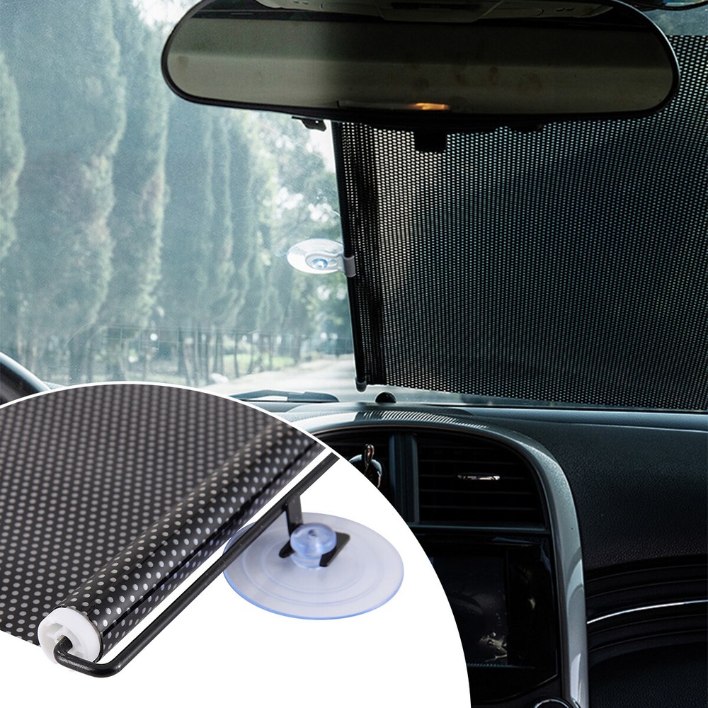 2-Pack Retractable Auto Sun Shade Cover Car Side Window Roller Visor Shield