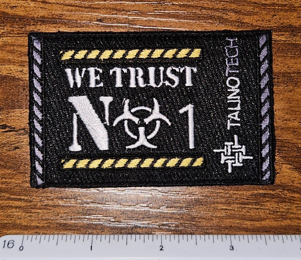 We Trust N1 Talino Tech Velkro Back Tactical Uniform Morale Patch