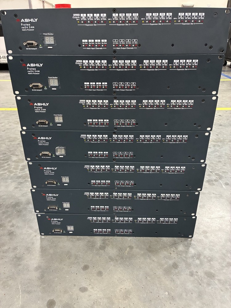 Ashly Protea Ne24.24m DSP Matrix Processor, 8 inputs/16 outputs (multiple avail)