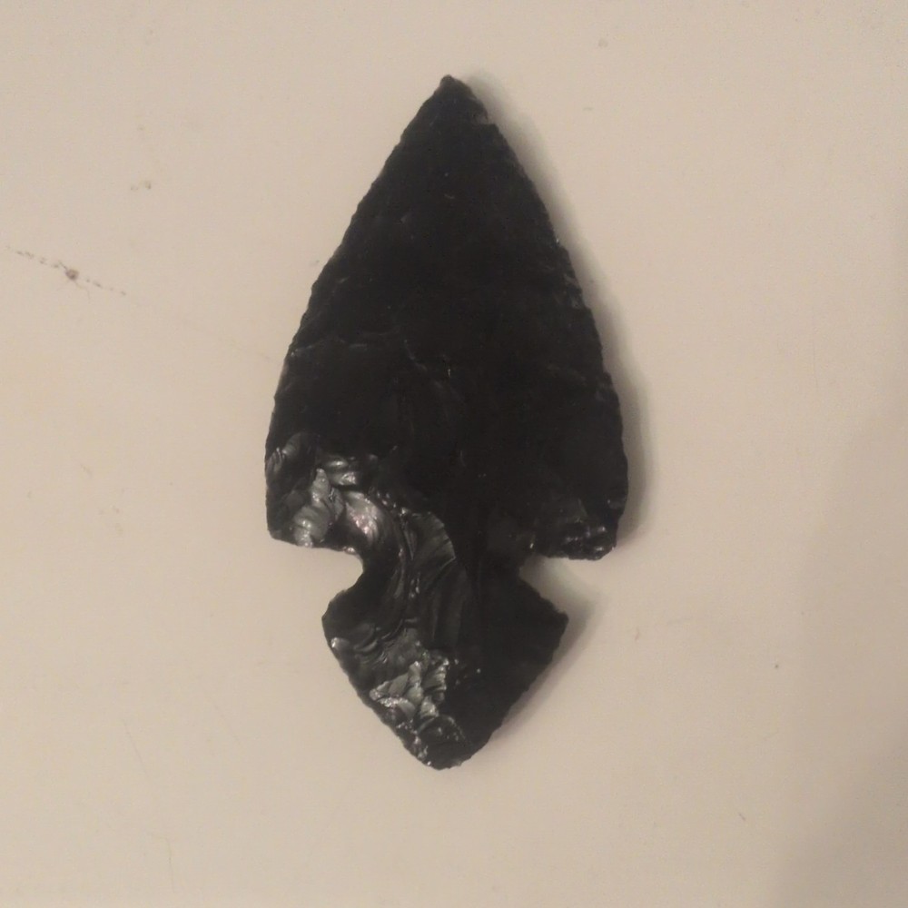large obsidian arrow head