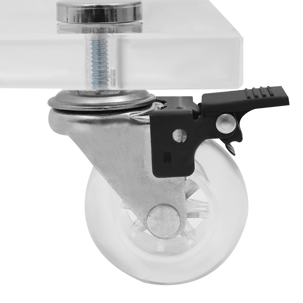 C-Shaped Side Table, Acrylic End Table, Couch Side Table US