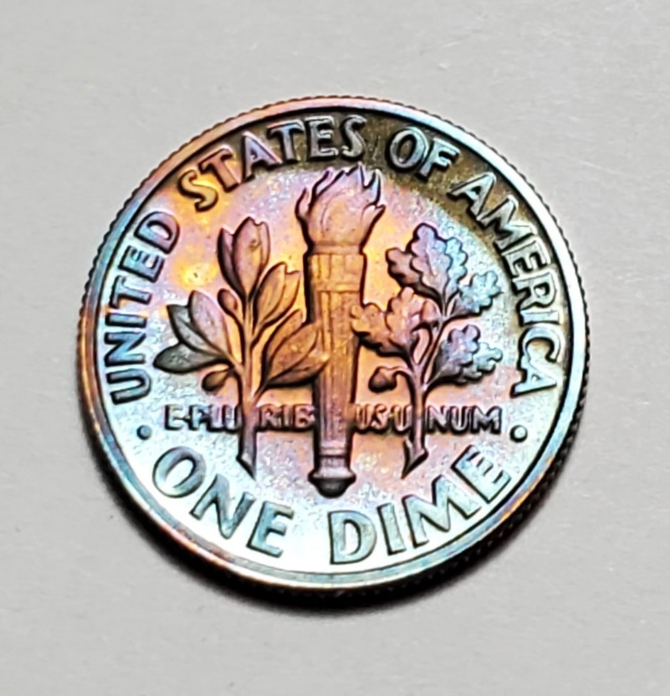 TONED 1983 S ROOSEVELT DIME PROOF UNC #P2687