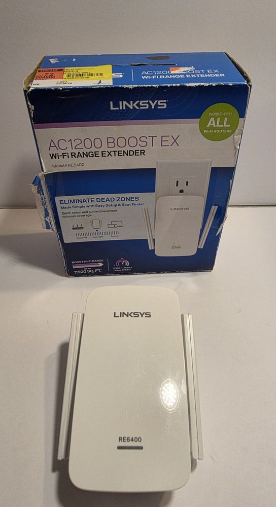 Linksys - RE6400 -  Boost Ex Wi-Fi Range Extender