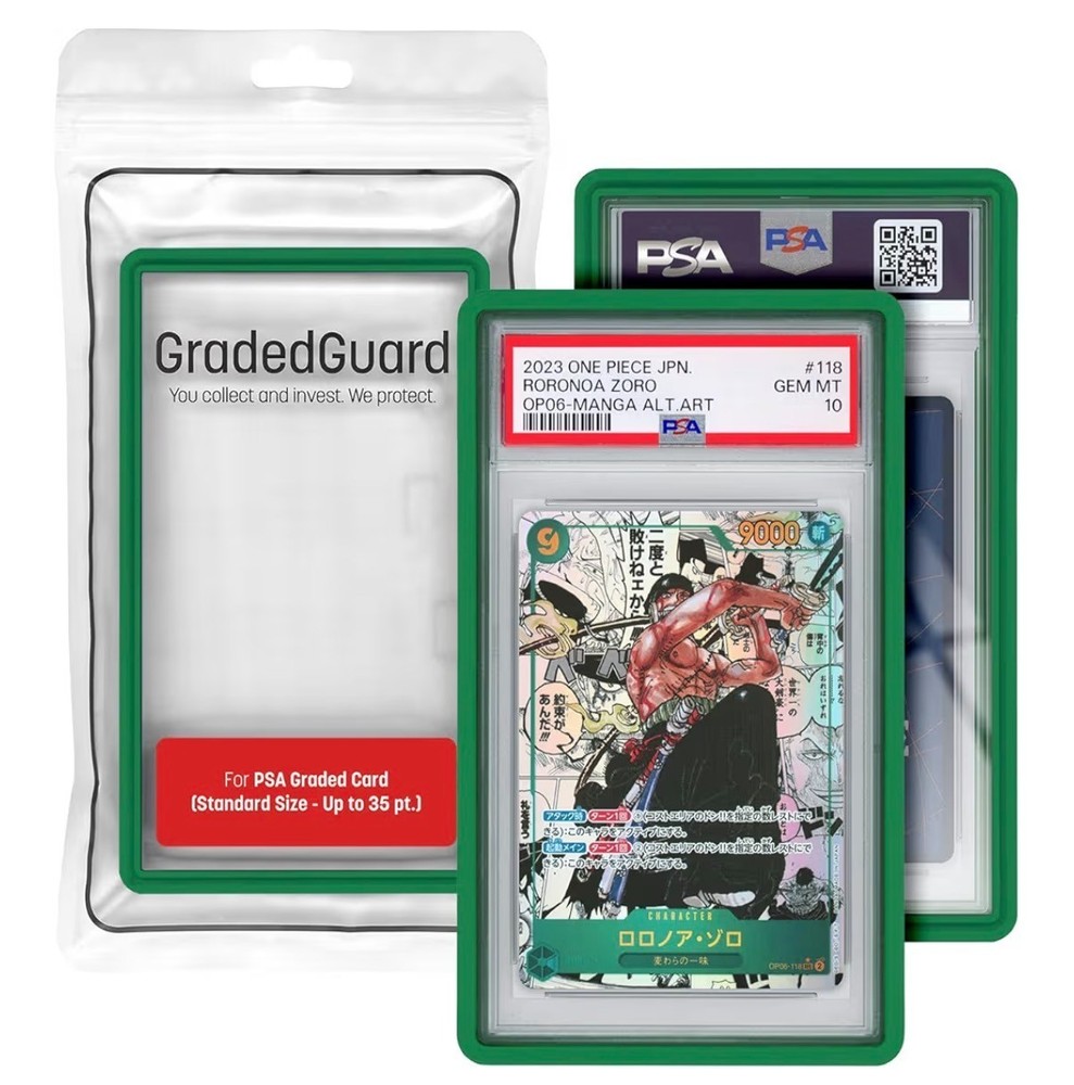 GradedGuard PSA Graded Card Case Guard Protector Multiple Colors Stackable